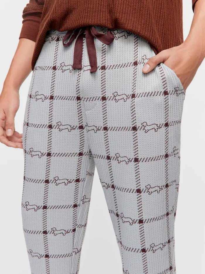 Men Choc Waffle Pj Pant Multi Peter Alexander Pants
