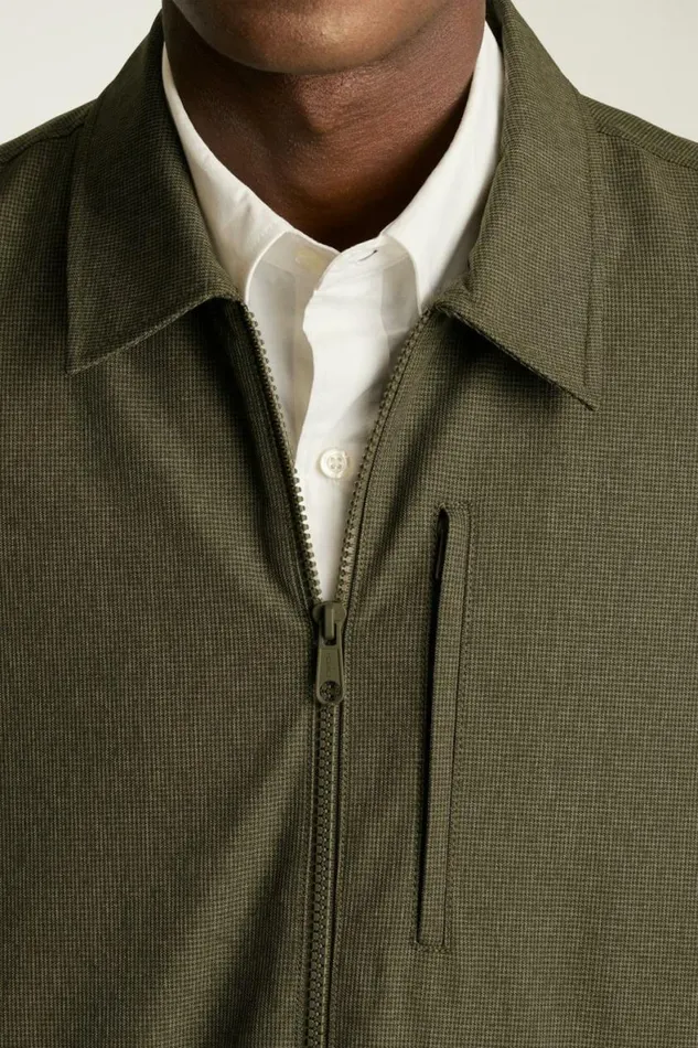 Men City Slicker Jacket Olive Houndstooth Bonobos Jackets and Coats