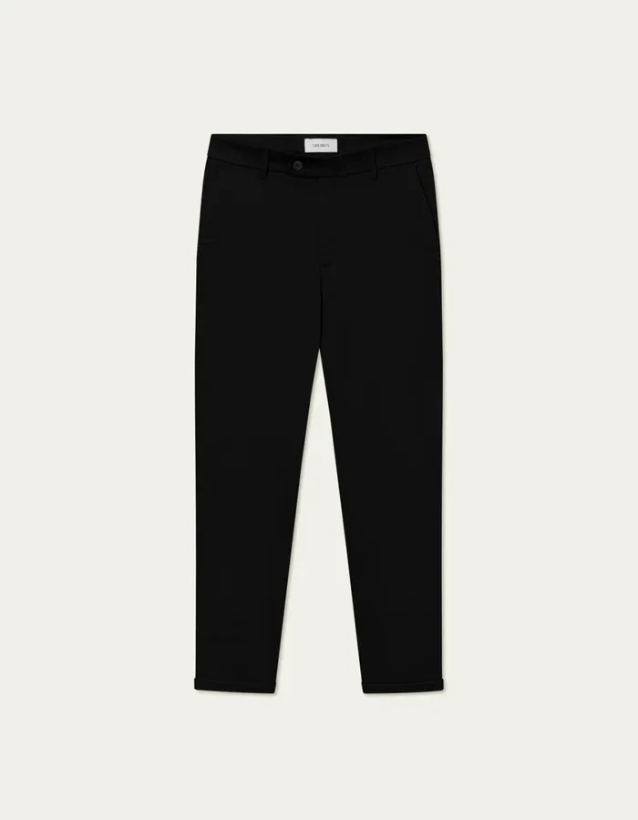 Men Como Cotton Suit Pants 8211 BlackBlack Les Deux Pants