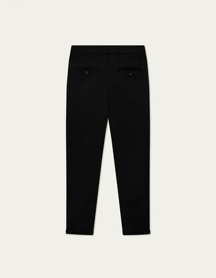Men Como Cotton Suit Pants 8211 BlackBlack Les Deux Pants