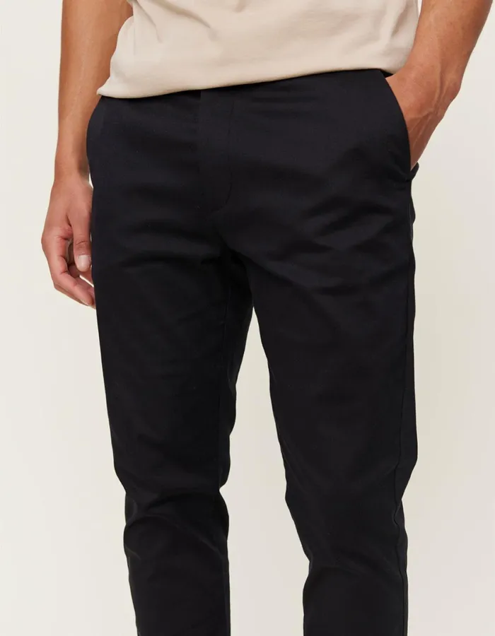 Men Como Cotton Suit Pants 8211 BlackBlack Les Deux Pants