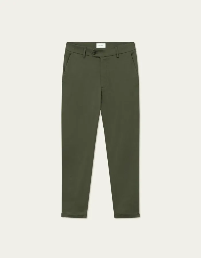 Men Como Cotton Suit Pants 8211 Olive Night Les Deux Pants
