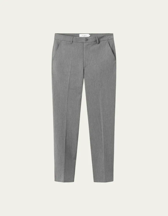 Men Como Reg Suit Pants 8211 Grey Melange Les Deux Pants