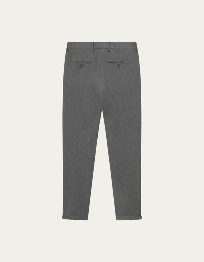 Men Como Suit Pants 8211 Grey Melange Les Deux Pants
