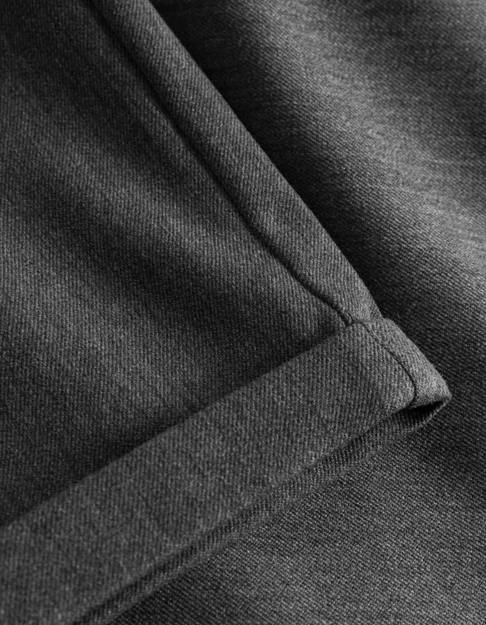Men Como Suit Pants 8211 Grey Melange Les Deux Pants