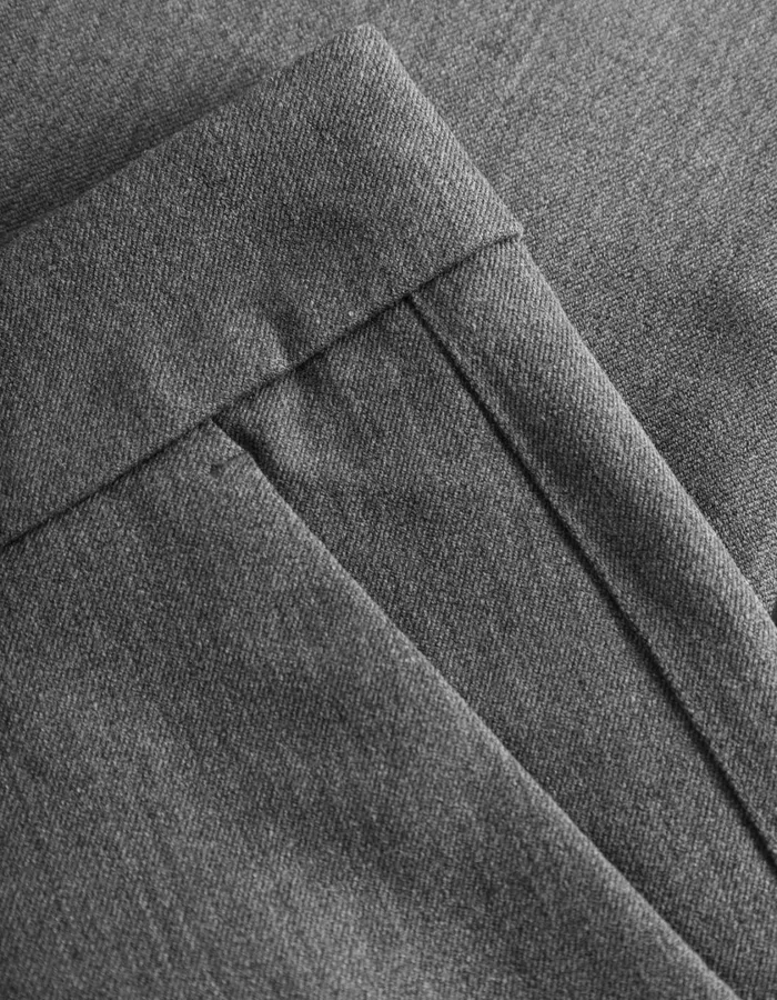 Men Como Suit Pants 8211 Grey Melange Les Deux Pants