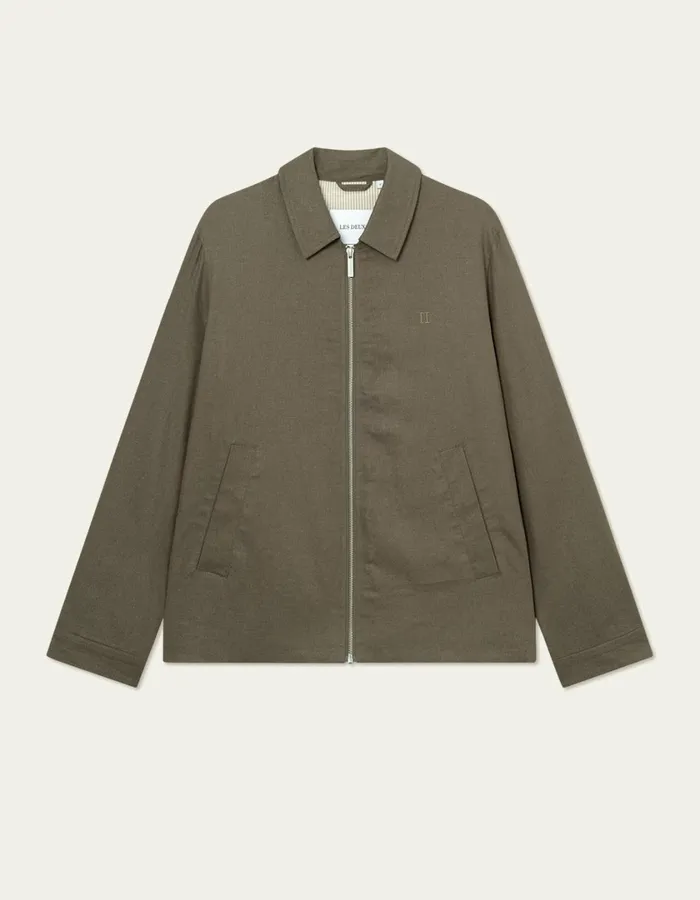 Men Constantin Coach Jacket 8211 Bungee Cord Les Deux JacketsCoats