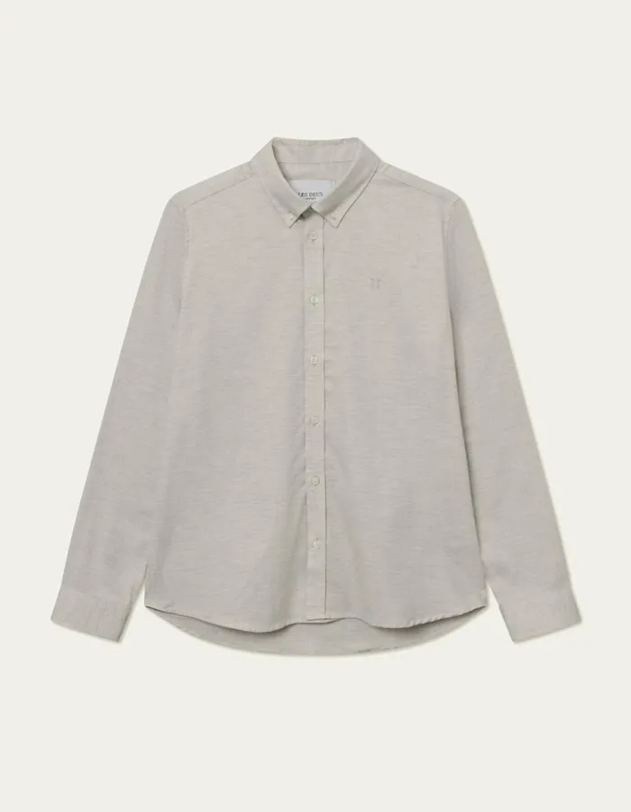 Men Desert Reg Shirt 8211 Snow Melange Les Deux ShirtsOvershirts
