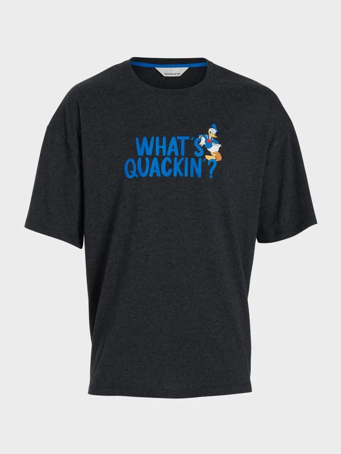 Men Donald Duck Tee Charcoal Peter Alexander Tops