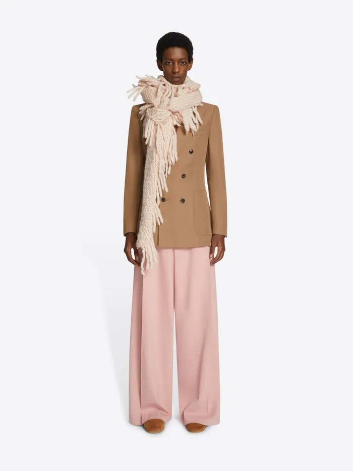 Men Dries Van Noten Scarves and Foulards Long Wool Scarf Men Dries Van Noten Scarves and Foulards Long Wool Scarf