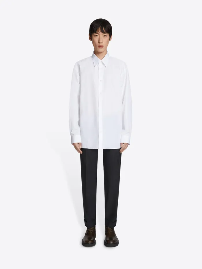 Men Dries Van Noten Shirts Loose Cotton Shirt