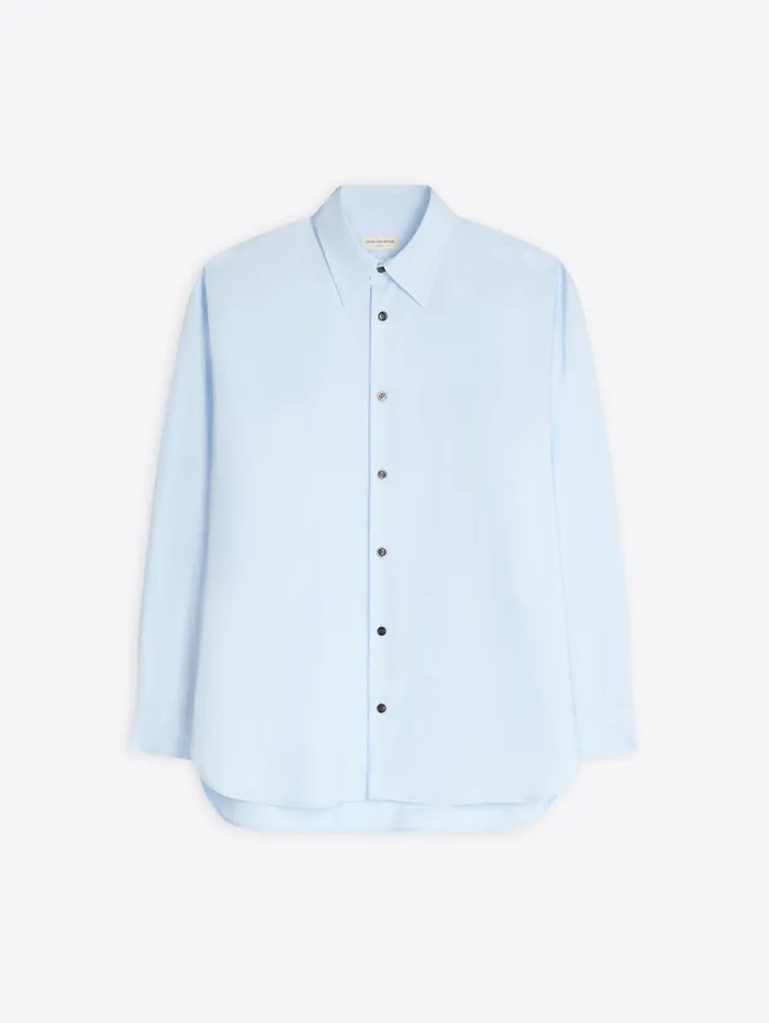 Men Dries Van Noten Shirts Loose Cotton Shirt