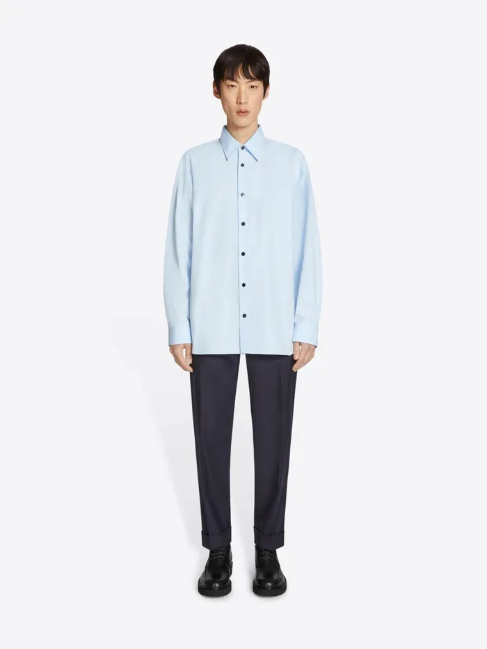 Men Dries Van Noten Shirts Loose Cotton Shirt