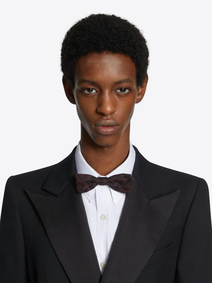 Men Dries Van Noten Ties Printed Bow Tie