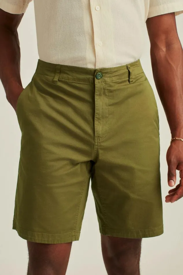 Men Easy Lightweight Shorts Dark Olive Bonobos Chino Shorts