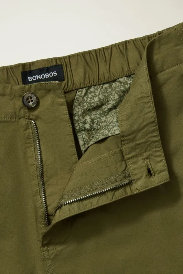 Men Easy Lightweight Shorts Dark Olive Bonobos Chino Shorts