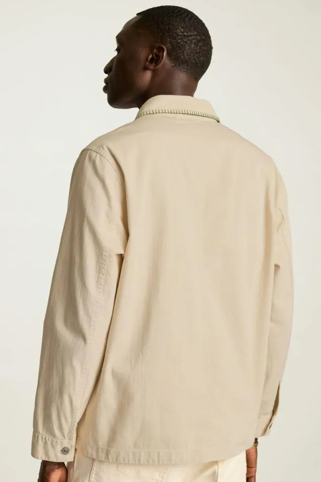 Men Embroidered Beau Chore Jacket Amalfi Picnic Bonobos Overshirts