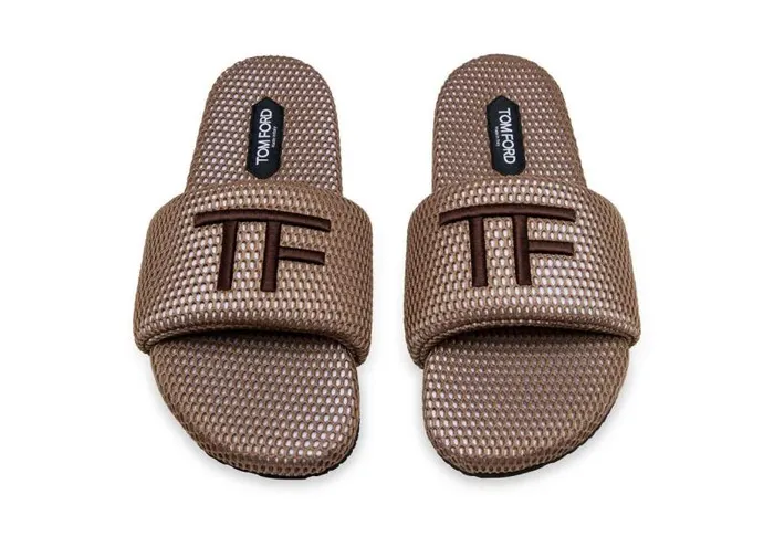 Men Espadrilles and Sandals Tom Ford Mesh Harrison Slipper Men Espadrilles and Sandals Tom Ford Mesh Harrison Slipper