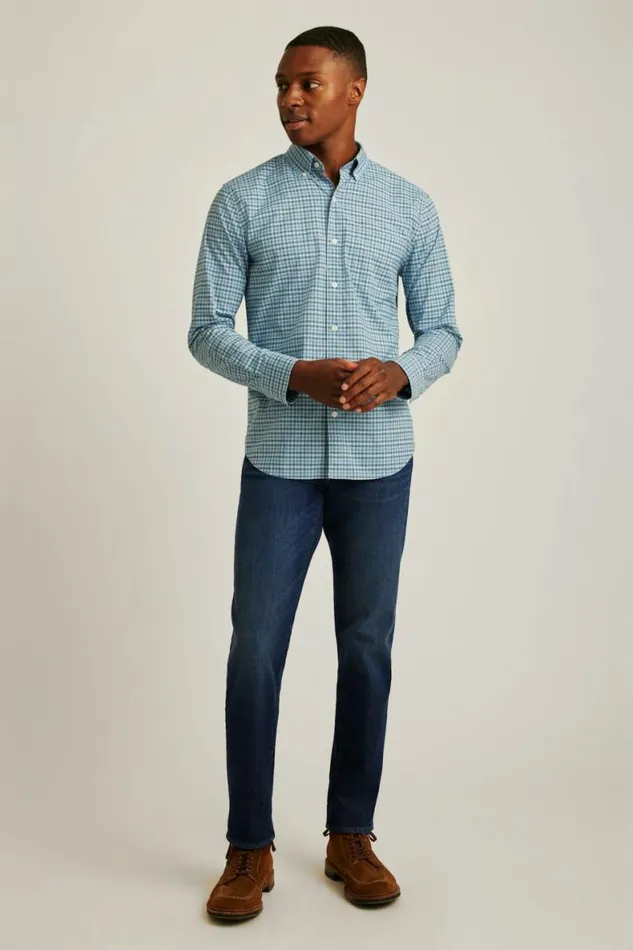 Men Everyday Shirt Blue Devin Plaid Bonobos Business Casual Shirts