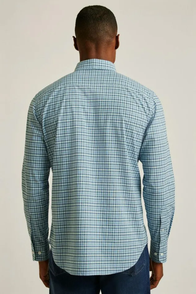 Men Everyday Shirt Blue Devin Plaid Bonobos Business Casual Shirts
