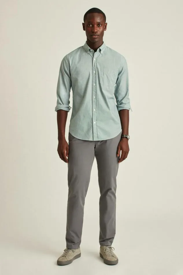 Men Everyday Shirt Night Aqua End On End Bonobos Casual Shirts