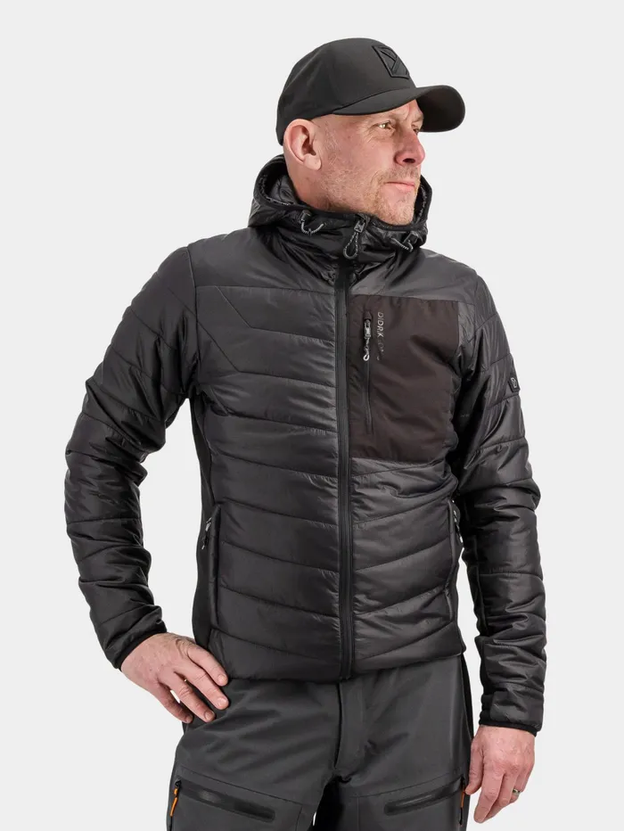 Men Gale Jacket Black Didriksons Hybrid Jackets