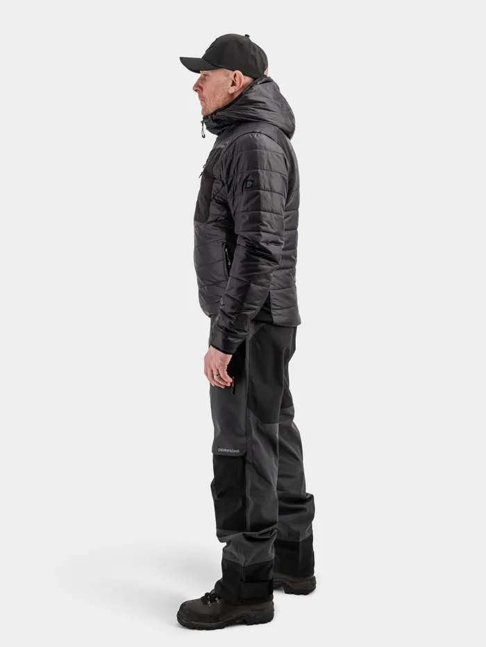 Men Gale Jacket Black Didriksons Hybrid Jackets