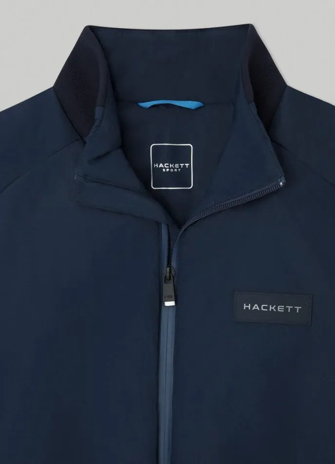 Men Gilets Hackett London Hackett Sport Padded Gilet Navy