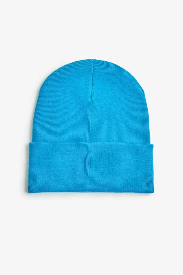 Men Graphic Beanie Cyber Blueblack Fred Perry Accessories