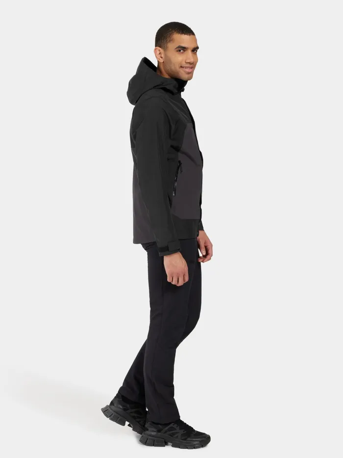 Men Grit Jacket Black Didriksons Autumn Jackets