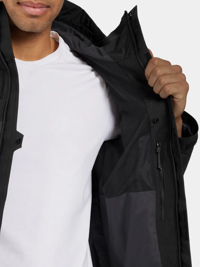 Men Grit Jacket Black Didriksons Autumn Jackets