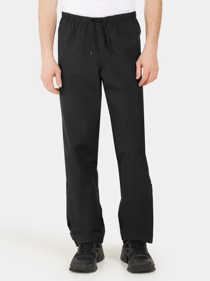 Men Grit Unisex Pants Black Didriksons Waterproof Trousers