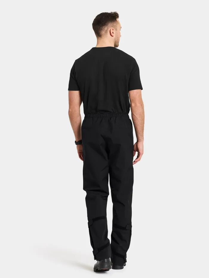 Men Grit Unisex Pants Black Didriksons Waterproof Trousers