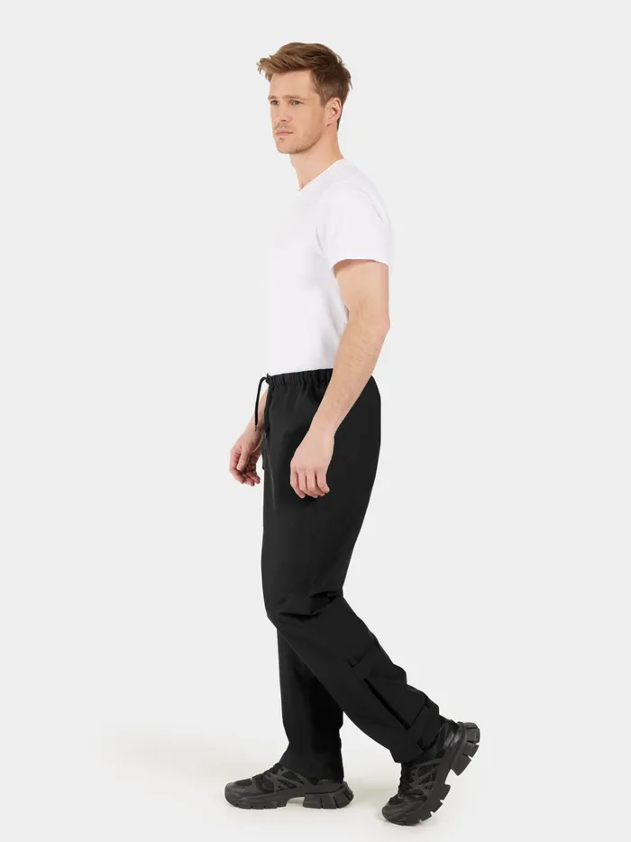 Men Grit Unisex Pants Black Didriksons Waterproof Trousers