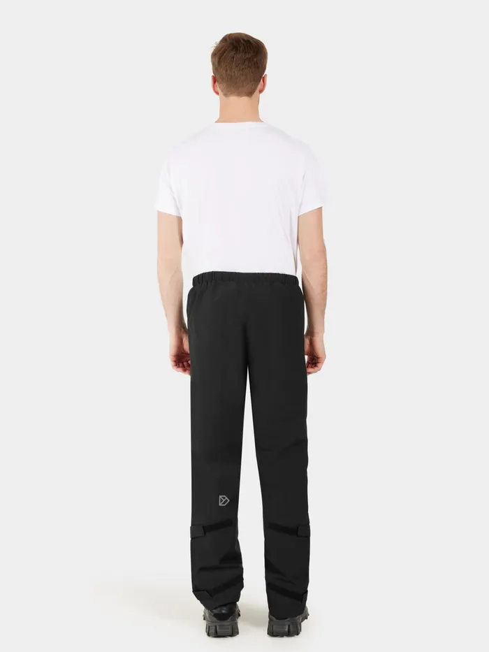 Men Grit Unisex Pants Black Didriksons Waterproof Trousers