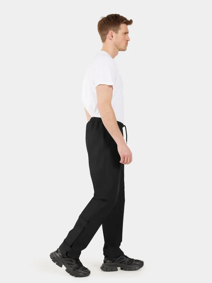 Men Grit Unisex Pants Black Didriksons Waterproof Trousers