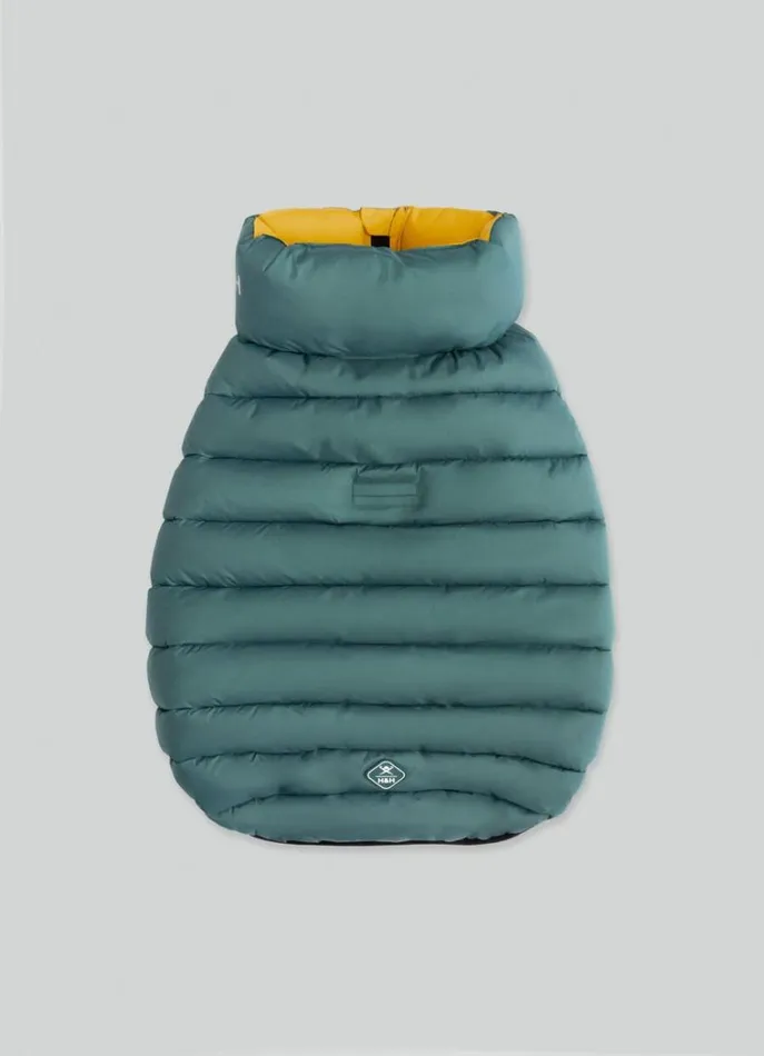 Men Hackett X Hugo and Hudson Hackett London Reversible Puffer Jacket For Dogs 8211 Small Goldgreen Not Available