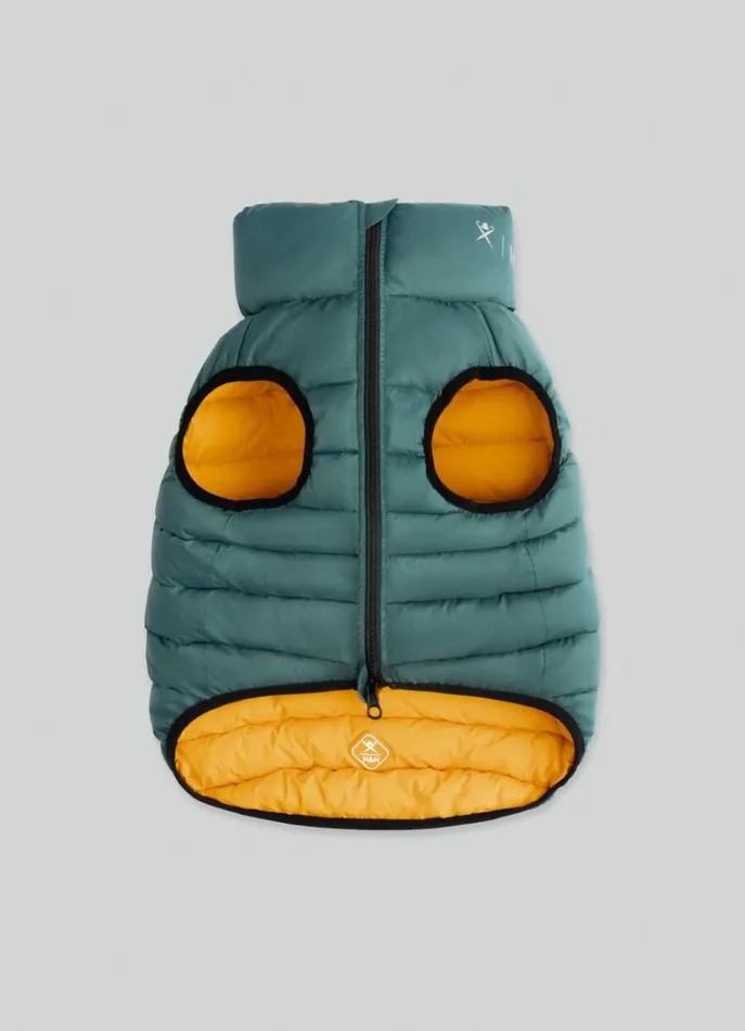 Men Hackett X Hugo and Hudson Hackett London Reversible Puffer Jacket For Dogs 8211 Small Goldgreen Not Available