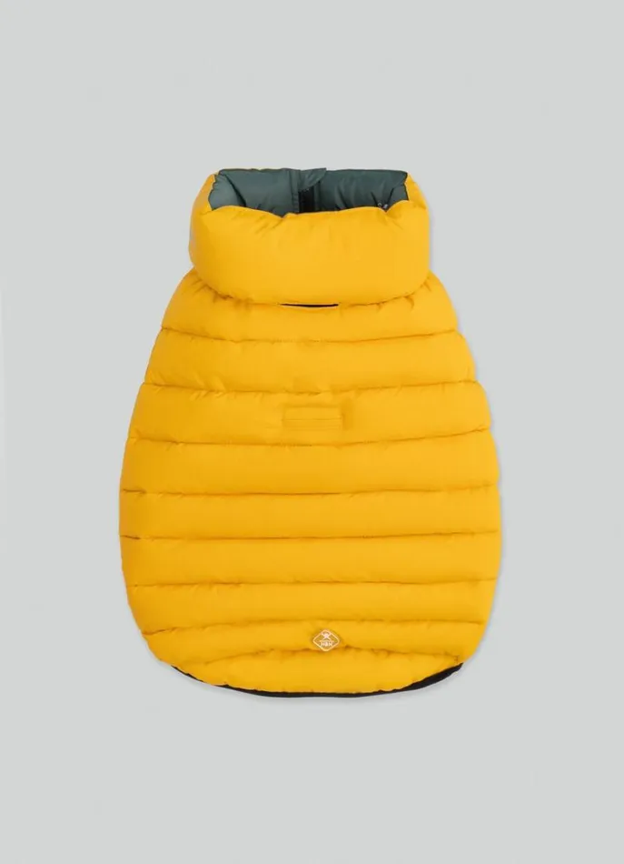 Men Hackett X Hugo and Hudson Hackett London Reversible Puffer Jacket For Dogs 8211 Small Goldgreen Not Available