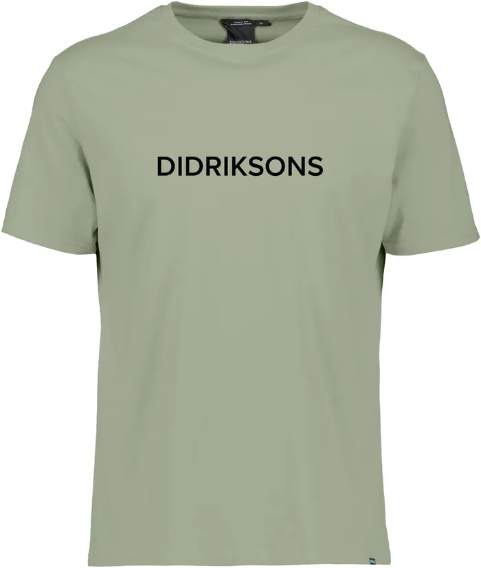Men Harald Tshirt Didriksons Light Moss Didriksons TShirts and Polos