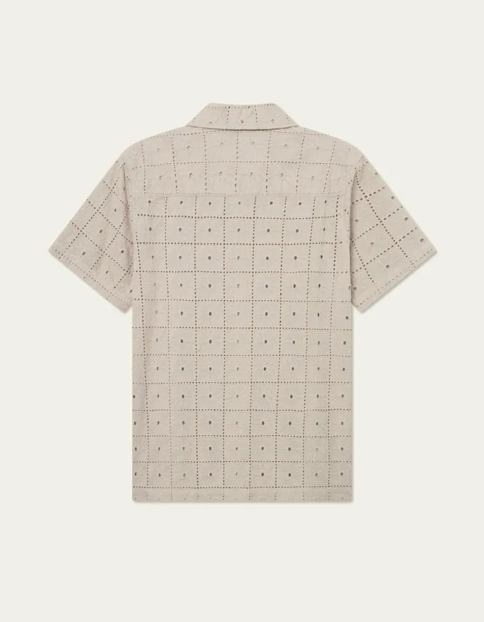 Men Hector Anglaise SS Shirt 8211 Light Sand Les Deux ShirtsOvershirts