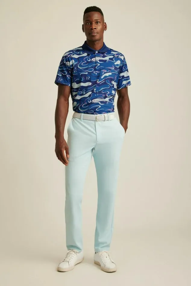 Men Highland Tour Golf Pants Light Blue Bonobos Joggers and Athleisure