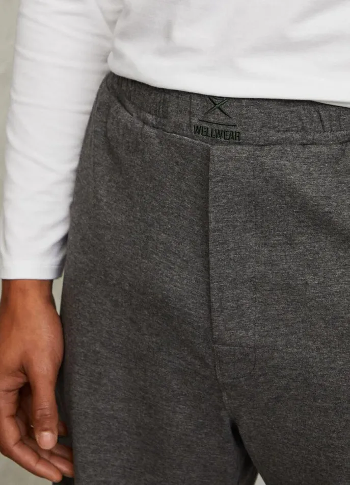 Men Homewear Hackett London Relaxed Fit Pyjama Shorts Marl Grey