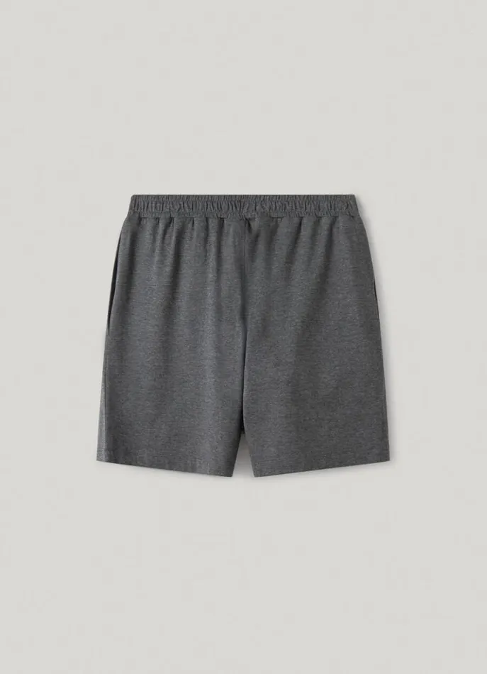Men Homewear Hackett London Relaxed Fit Pyjama Shorts Marl Grey