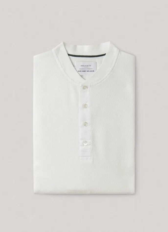 Men Homewear Hackett London Slim Fit Long Sleeve TShirt Off White