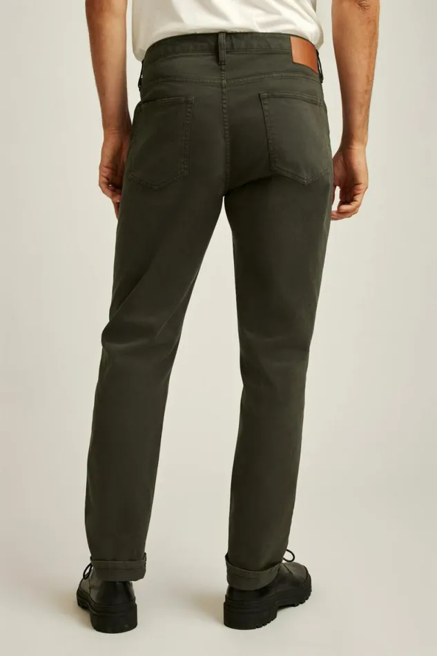Men Italian Brushed 5Pocket Pants Dark Steel Bonobos Jeans