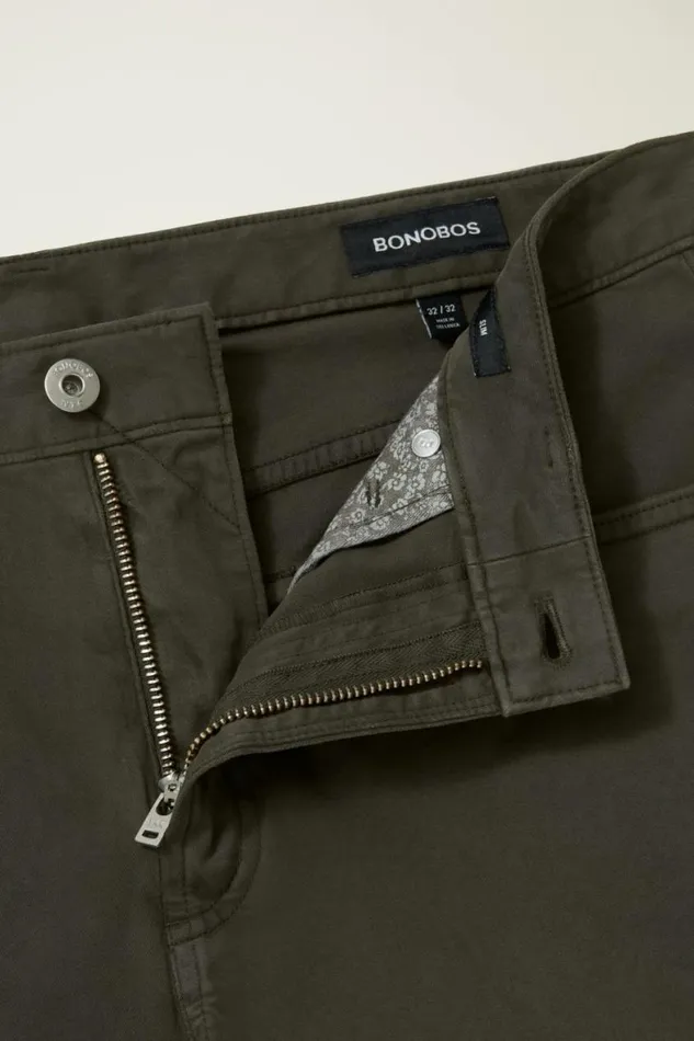 Men Italian Brushed 5Pocket Pants Dark Steel Bonobos Jeans