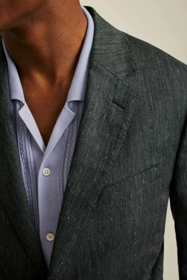 Men Italian Stretch Linen Suit Jacket Charcoal Bonobos Blazers and Sport Coats
