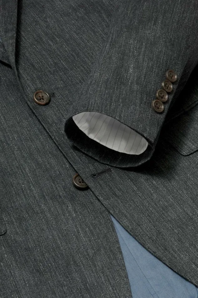 Men Italian Stretch Linen Suit Jacket Charcoal Bonobos Blazers and Sport Coats