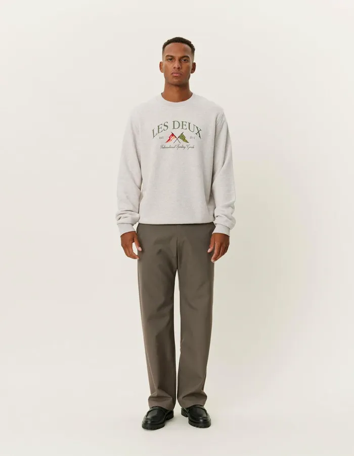 Men Ivy League Sweatshirt 8211 Oatmeal Mlange Les Deux HoodiesSweatshirts